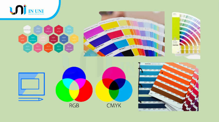 Sự khác biệt giữa 3 hệ màu RGB, CMYK và Pantone