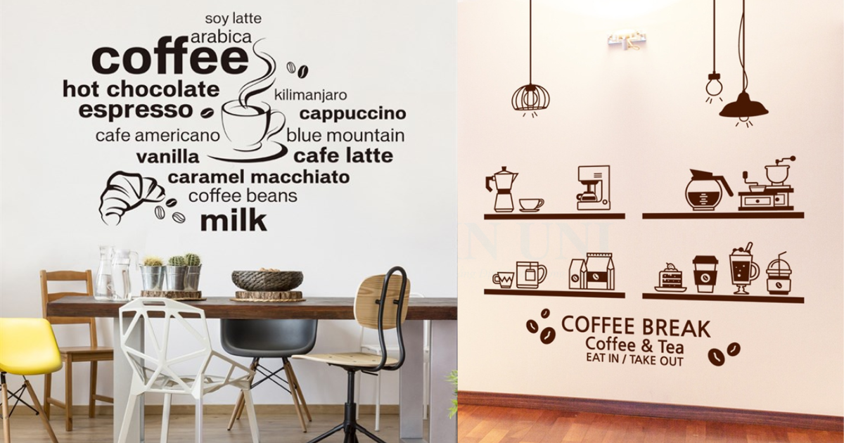 Xưởng in Uni - Nhận in decal trang trí quán cafe nhanh, giá rẻ, chất lượng