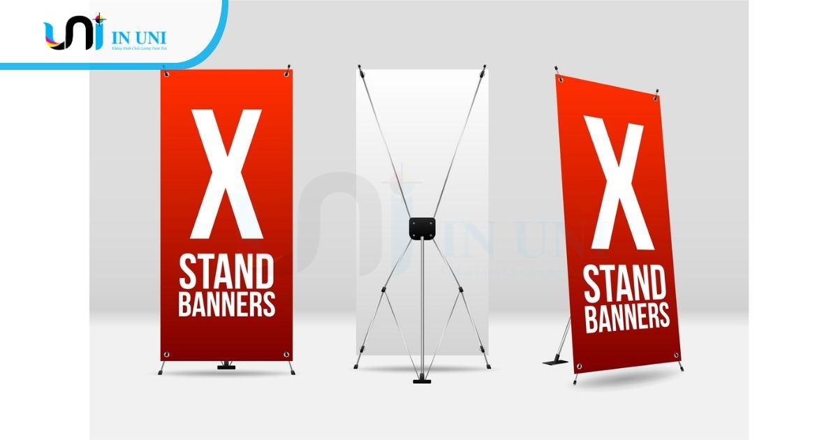 Mẫu quảng cáo Standee chữ X