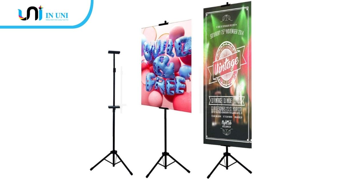 Mẫu quảng cáo Standee chữ T