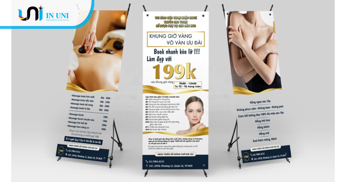 Standee spa độc đáo