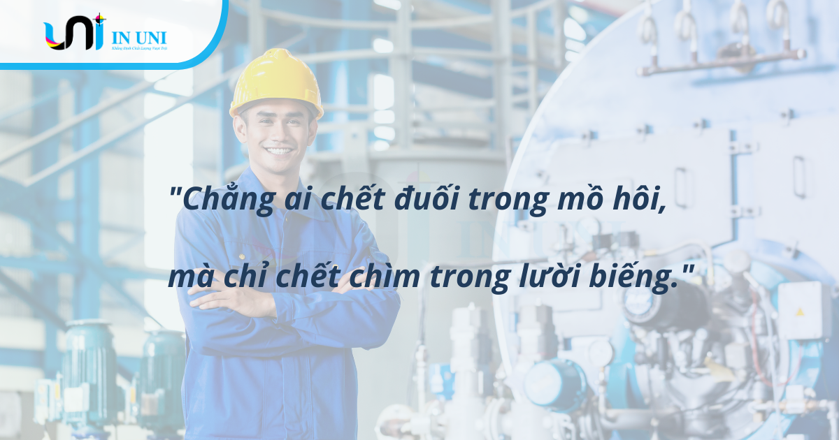 Slogan thú vị và sáng tạo cho công ty sản xuất để truyền động lực