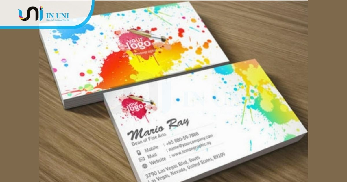 Mẫu card visit của họa sĩ