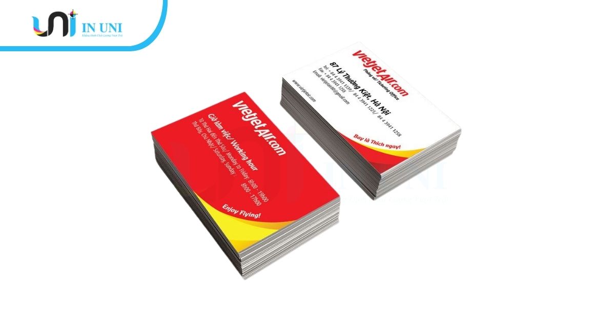 Mẫu card visit của ngành hàng không